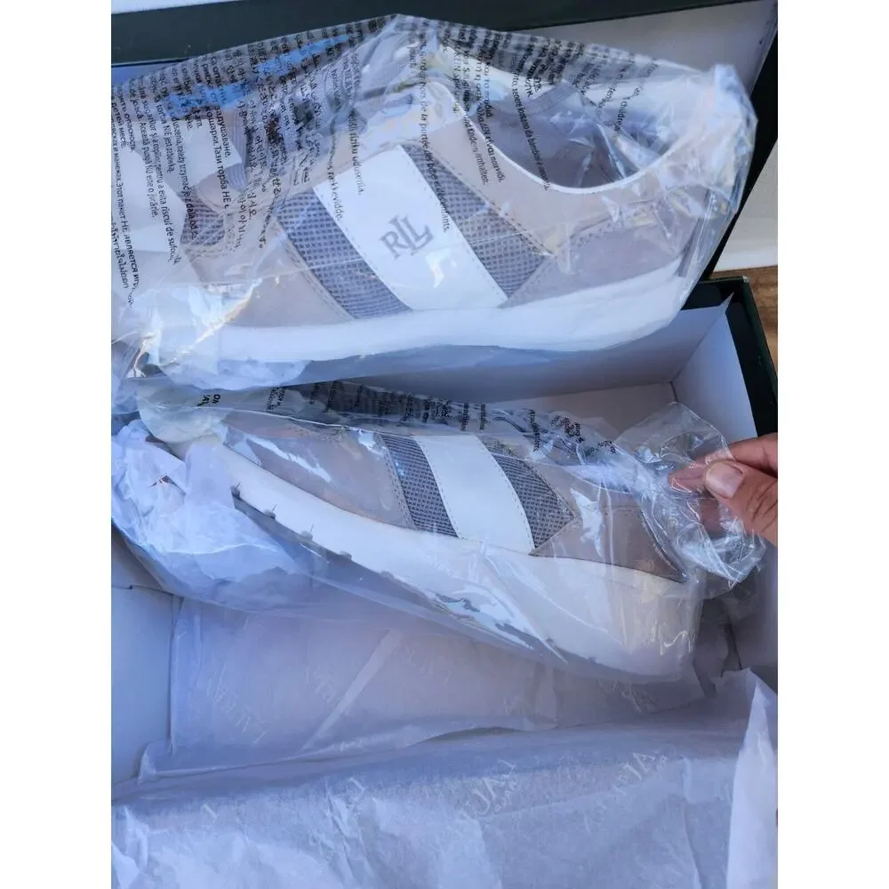 Lauren Ralph Lauren Shoes Women's Size 9‎ JAY-SK-ATH Trainers Lace Closure
